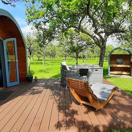 גלסטונברי Orchard Farm Luxury Glamping And Campsite מראה חיצוני תמונה