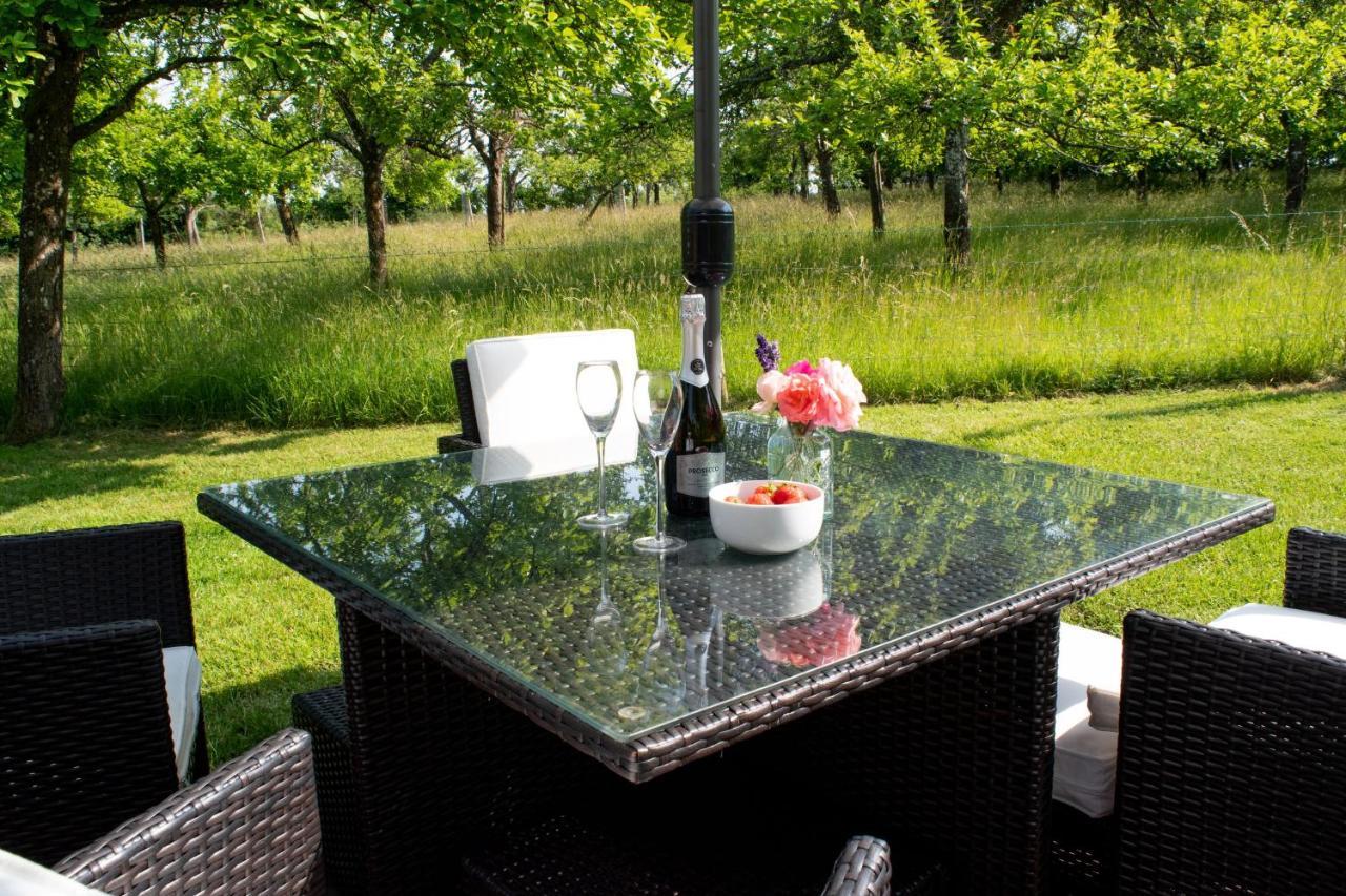 גלסטונברי Orchard Farm Luxury Glamping And Campsite מראה חיצוני תמונה