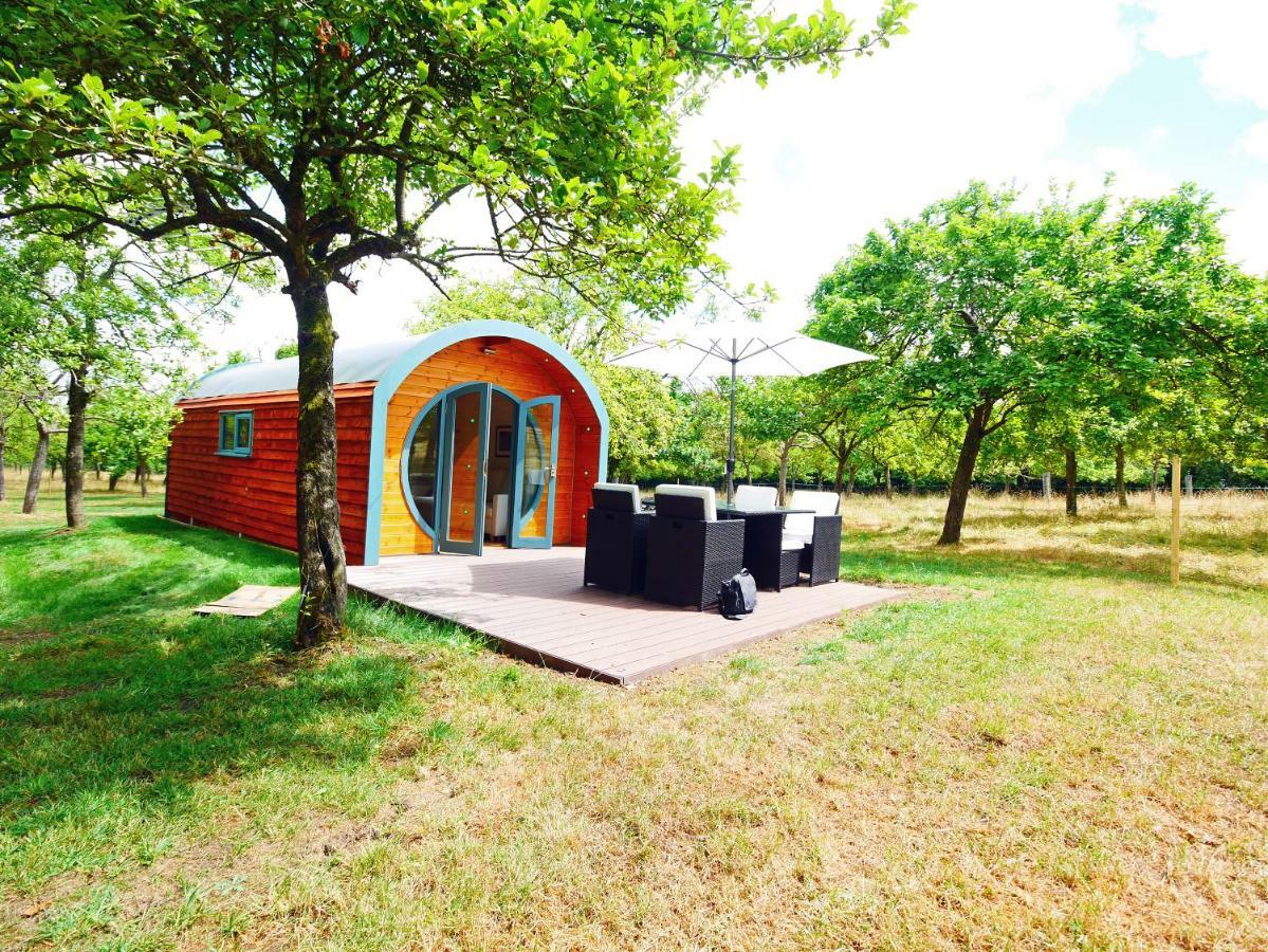 גלסטונברי Orchard Farm Luxury Glamping And Campsite מראה חיצוני תמונה